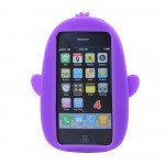 Wholesale iPhone 4 4S 3D Chick Case (Purple)